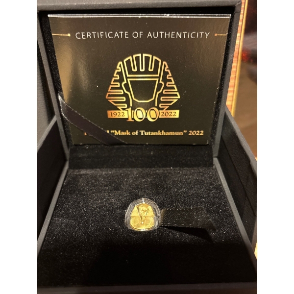 2022 $10 Mask of Tutankhamun - Pure Gold Coin
SKU: 60111