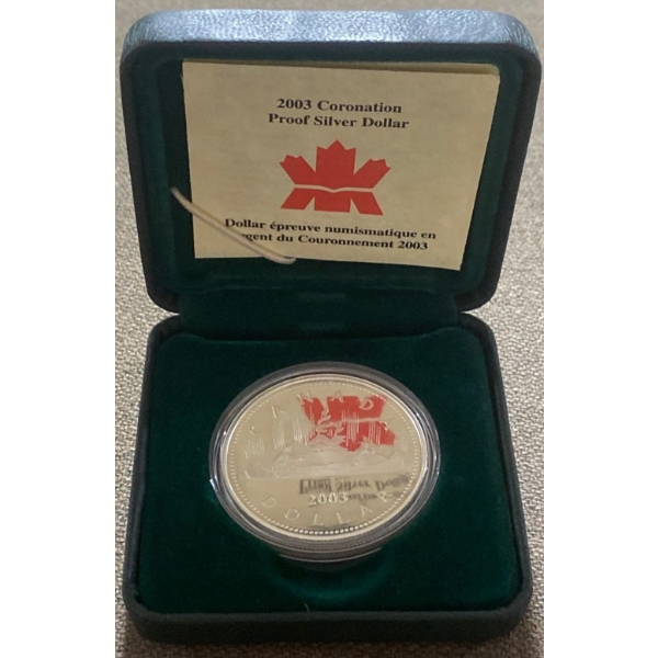 2003 Proof Dollar 92.5% Silver 25.175 Grams