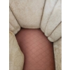 Image 4 : Vintage Upholstered Armchair With Rose-Embossed Pattern and Wooden Detailing