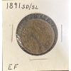 Image 1 : 1891 EF Canadian Penny