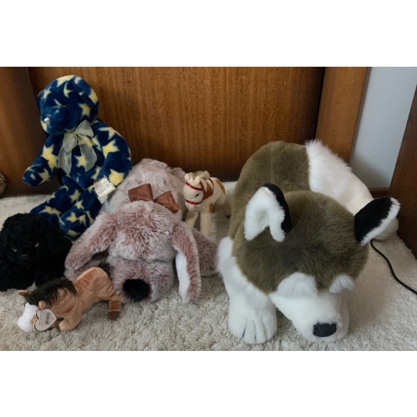 Assorted Stuffed Animals - Beanie Babies & More