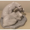 Image 4 : Lladro Porcelain Polar Bear Pack - Family Of Polar Bears Fishing 7x5