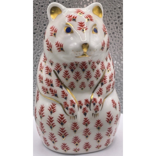 Gorgeous English Royal Crown Derby Bone China Hamster - 4 In Tall
