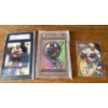 Graded Hockey Cards - Mike Comrie (Grade 8.5) w/  Jeff Cowan (Grade 10) & Signed Jordan Leopold Card