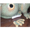 Image 10 : Black Ceramic Cat Tealight Holder 8  X 9.5 T, Wooden Ducks 8 X 3 T, Frog King, Glass Bear and More!