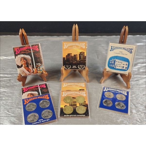 A Set of Vintage "Klondike Dollars" Commemorative Trade Coins From Edmonton, Alberta 