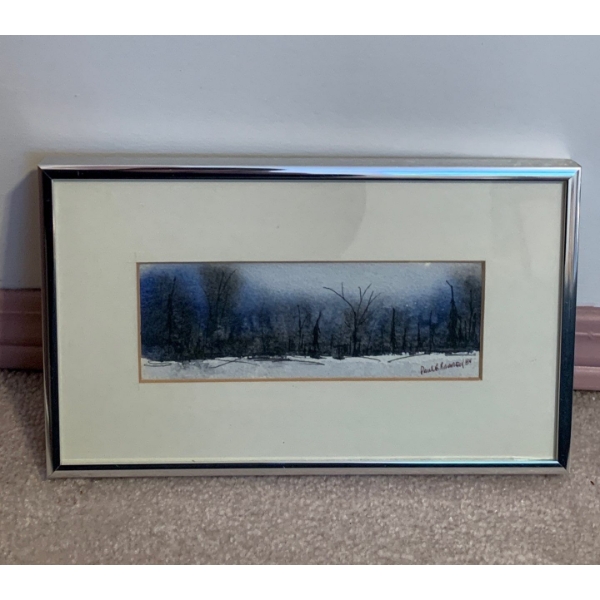 Paul Bradley Watercolor Landscape Art 10x6