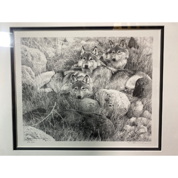  Limited Edition Print " Study for One to One" - Carl Brenders ( 13x10.5 w/o frame)