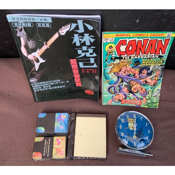Conan the Barbarian Marvel Comic, Asian Piano Songs, Vintage Clock and More 