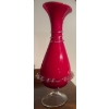 Image 2 : Maraschino Cherry Mouth Blown Vase Duo 11T 