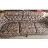 Image 2 : Lovely 3 Seater Floral Couch 93 w, 38 h, 31 d