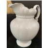Image 1 : Vintage White Alfred Meakin Porcelain Pitcher - Handle is Chipped 