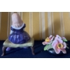Image 2 : Royal Doulton's "Affection"  Girl with Bird & Floral Decor 7" tall