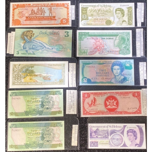 Collection of Caribbean Paper Money