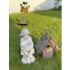 Bird House Water Feature Garden Statue