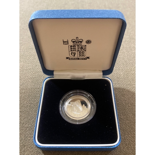 2004 Royal Mint Silver Proof One Pound Coin in Original Case