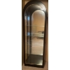 Image 3 : Stunning Display Cabinet w/Glass Sides & Door- Arched Cabinet  25x13x75"t