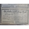 Image 2 : Vintage Stock Certificates For "The Bullion and Exchange Bank" Located In Carson City, Nevada