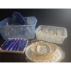 Glasses, Napkins w/ Butterfly Holders, Tallest Vase: 5 T, Largest Tray: 14" Diameter and More!