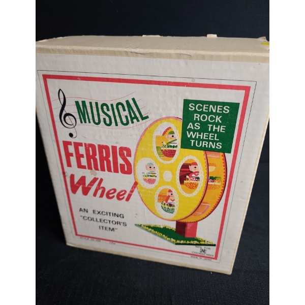 Musical Ferris Wheel Style No. 424, Wheel 9" Diameter, 10 T, Made in Japan