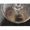 Image 4 :  Crystal Clear Industries #2690 "Deco Rose" Etched Crystal Cordial Glasses