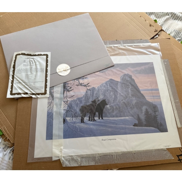 Rod Tribiger - Royal Companions Limited Edition Print - Unframed 28x21