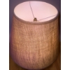 Image 1 : Ceramic Table Lamp With Textured Fabric Shade