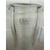 Image 4 : Vintage Vessels - Beautiful Bisque Textured Vase 17"Tall w/ Large Optic Cylinder Vase & more