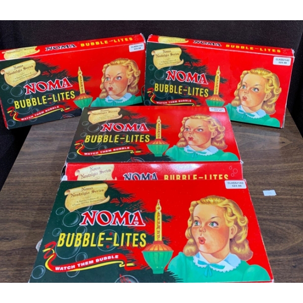 Noma Bubble-Lites Collection (4- Some New Looking) 