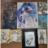 Image 2 : Star Wars Reproduction Art Includes: R2-D2: 11 X 14 a Record Cut-Out Decor, and Other Characters