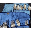 Image 6 : Metal Plate 11.5" Diameter, Glass Plate w/Basket 12 X 7.5, Rogers/ Wallace Various Cutlery and More!