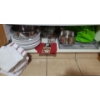 Image 1 : Miscellaneous Kitchen Items Includes: Pots, Plates, Storage Containers, Tableware