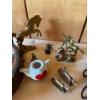 Image 3 : Double Ranch Water Bottle With Strap & Collection Of Brass Horse 