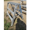 Image 3 : Set of 6 Metal Saw Horses - Smaller 22in Tall, Larger 34in Tall 