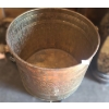 Image 2 : Metal Pot 11.5" Diameter, Koi Decor, 10 T, Pair of Lantern Style Lamps 18 T, Fireplace Tool Set 