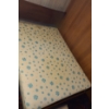 Image 2 : Vintage Bedframe 54 W, 78 D, 36 T Includes Mattress as Shown