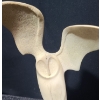 Image 2 : Indigenous Art Carved Antler on Jade Base, Artist: Maureen Morris, 6 W Wingspan, 8 T 