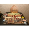 Image 1 : Wooden Horse race Game, Monopoly, Clue, Vintage Cards sets, Crib Set.