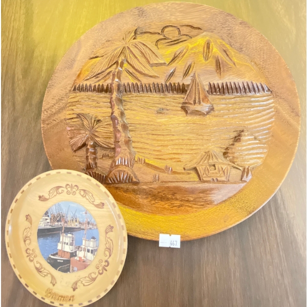 Equestrian Themed Home Decor - Hand Carved Wood Round 9T, Pony Picture & More