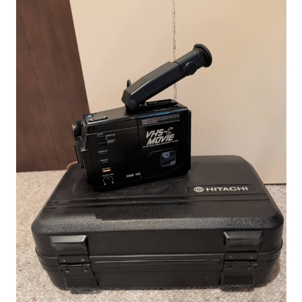 Hitachi VHS-C Camcorder with Hard Carrying Case
