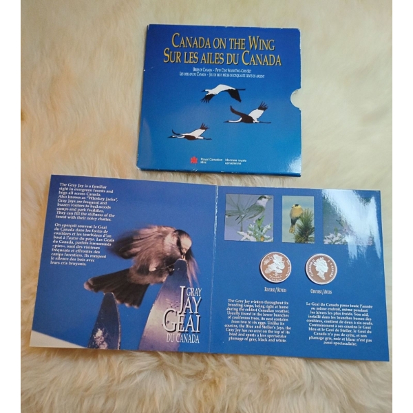 'Canada on The Wing' Birds of Canada Fifty Cent 2 Coin Set