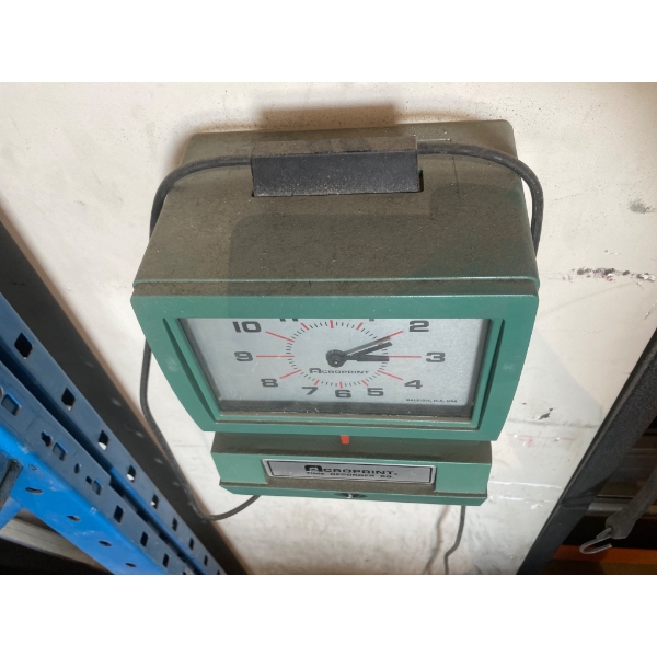 Acroprint Electric Time Recorder Clock