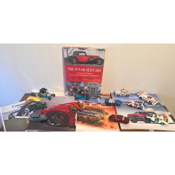 'The Fun Of Old Cars' Hardcover Book w/ Various Diecast Minis 