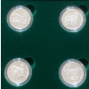 Image 2 : 1997 Canada's Best Friends 50 Cent Coin Set 92.5% Silver 37.2 Grams