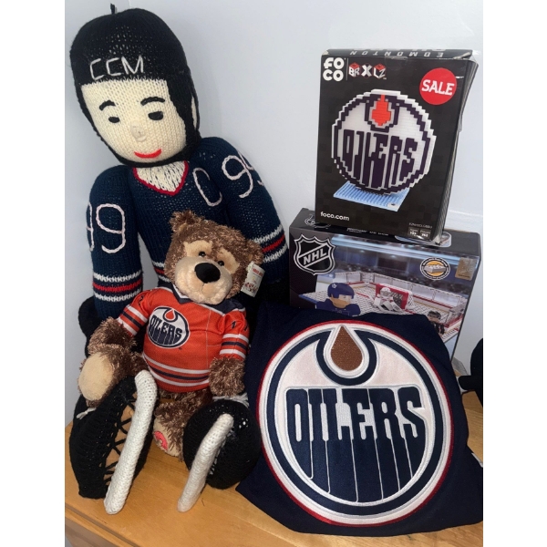 Oilers Collectibles - NHL Lego Set Size M Official Licensed Jersey Crochet Player & More 