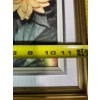 Image 7 : Framed Image of Several Apricot-Orange Dahlias in Full Bloom- Signed.