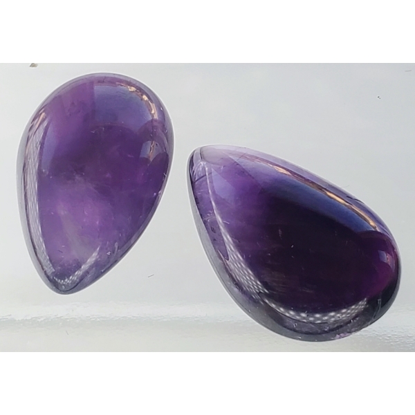 Amethyst Set (44.5 ct total, 24×15×8.3 mm)