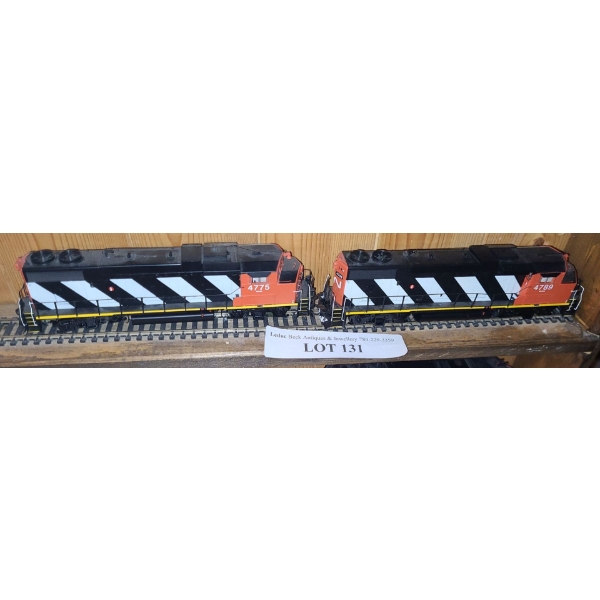 Model Diecast Locomotives CN 4775 & 4789
