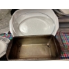 Image 6 : Lot of serving trays, serving bowls, pie plates, bread pans made by Pyrex, including Pyrex loaf, pan