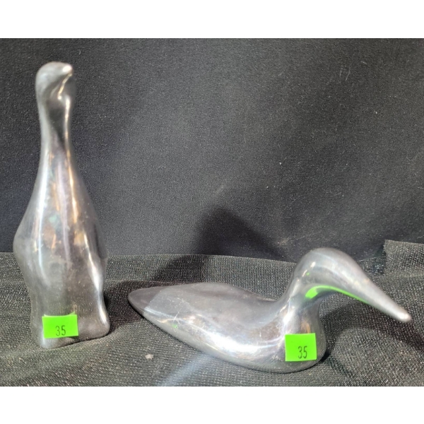 Hoselton Aluminum Sculptures of Ducks, Made in Canada